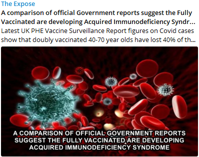 Covid-19 Vaccine Causing AIDS