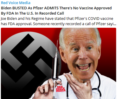 PROOF Vax NOT FDA Approved - Biden Lied